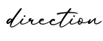 单词direction书写