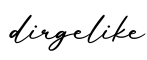单词dirgelike书写