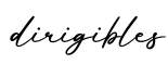 单词dirigibles书写