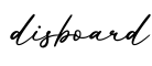 单词disboard书写