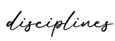 单词disciplines书写