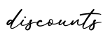 单词discounts书写