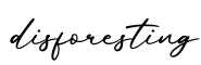 单词disforesting书写