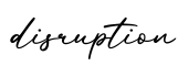 单词disruption书写