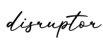 单词disruptor书写