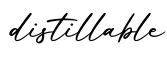 单词distillable书写