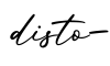 单词disto-书写