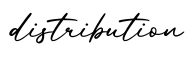 单词distribution书写