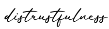 单词distrustfulness书写