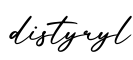 单词distyryl书写