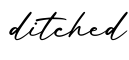 单词ditched书写