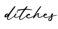 单词ditches书写