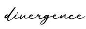 单词divergence书写