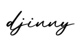 单词djinny书写
