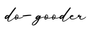 单词do-gooder书写