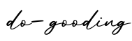 单词do-gooding书写