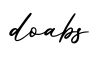 单词doabs书写