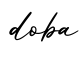 单词doba书写