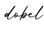 单词dobel书写