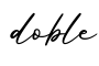 单词doble书写