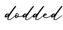 单词dodded书写