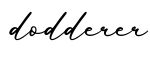 单词dodderer书写