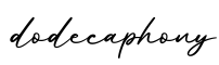 单词dodecaphony书写