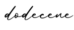 单词dodecene书写