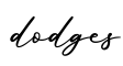 单词dodges书写
