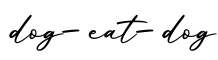 单词dog-eat-dog书写