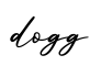 单词dogg书写