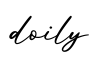 单词doily书写