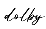单词dolby书写