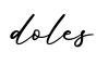单词doles书写