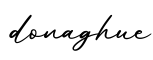 单词donaghue书写