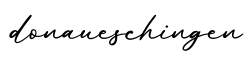 单词donaueschingen书写