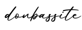 单词donbassite书写