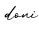 单词doni书写