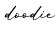 单词doodie书写