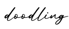 单词doodling书写