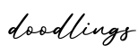 单词doodlings书写
