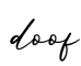 单词doof书写