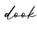 单词dook书写