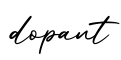 单词dopant书写
