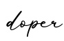 单词doper书写