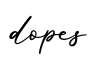 单词dopes书写