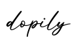 单词dopily书写