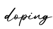 单词doping书写