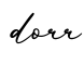 单词dorr书写
