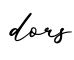 单词dors书写